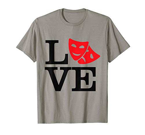 Love Thespian Performing Arts I Heart Theatre T-Shirt