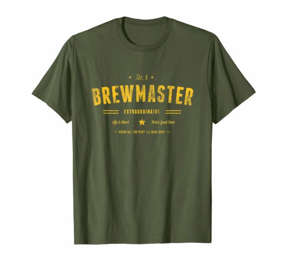 Brewmaster Extraordinaire Homebrew T-Shirt for Beer Brewer